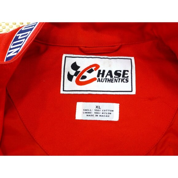 Jeff Gordon 24 DuPont Racing Jacket XL Chase Authentics 100% Cotton NASCAR Red/M - Picture 3 of 16